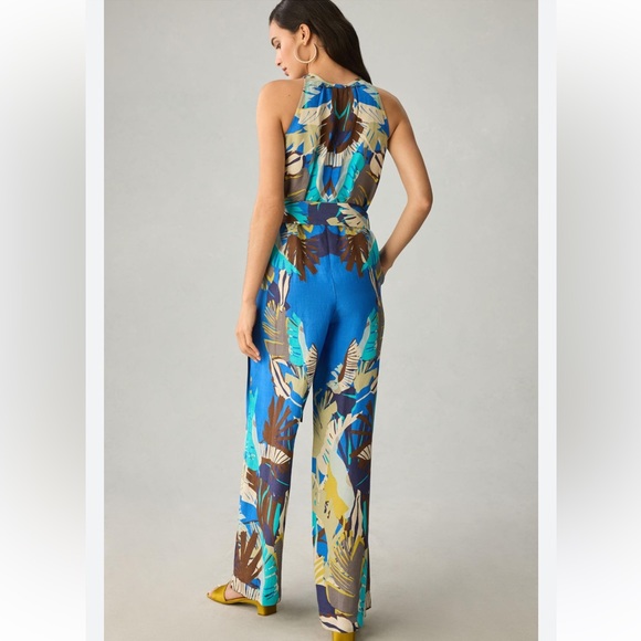 anthropologie ranna gill wide leg jumpsuit - Picture 2 of 6